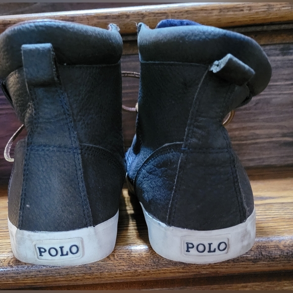 Polo Ralph Lauren Tedd Men\'s High Top Boots Shoes Size 10D main image 4